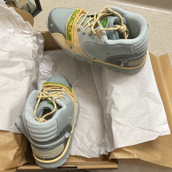 Travis Scott-Grey Haze AIR TRAINER 1 SP Nike Collab size 6 Mens (7.5 Wmns) *New* - Picture 6 of 11